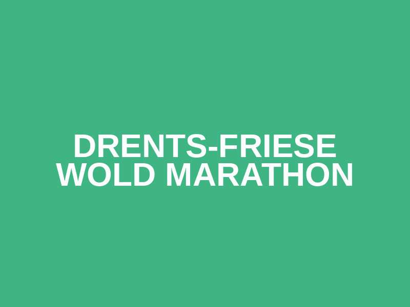 Drents-Friese Wold Marathon Logo