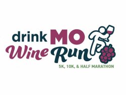 Drink MO Wine Run - 1 Mile, 5K, 10K & Half Marathon Logo