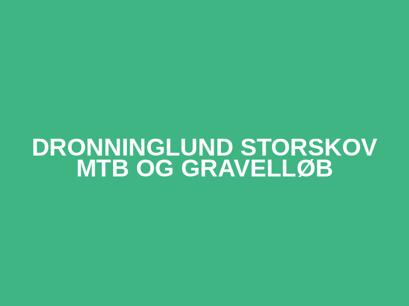 Dronninglund Storskov MTB og gravelløb Logo