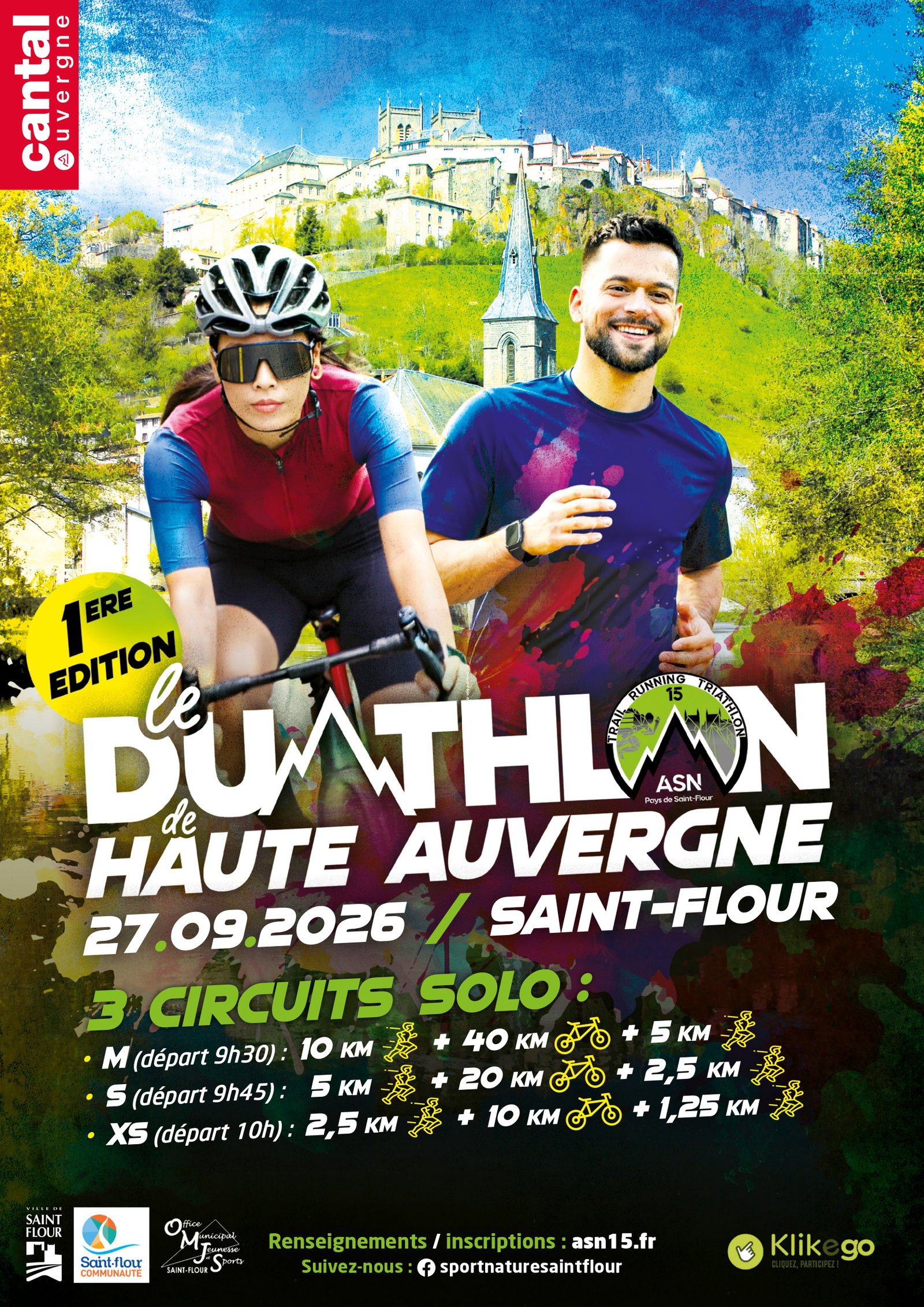 Duathlon de Haute Auvergne Logo