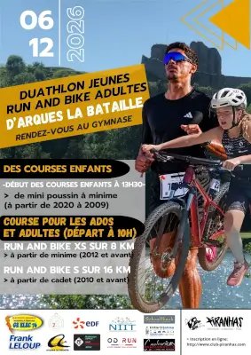 Duathlon Jeune et bike and run Arques la bataille Logo