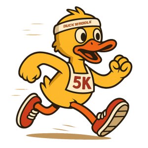 Duck Waddle 5k Logo