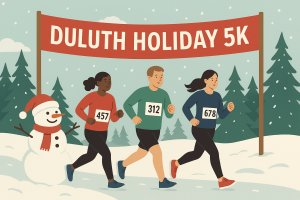 Duluth Holiday 5K Benefitting Rainbow Village Logo