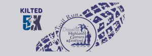 Dunedin 5K Kilted Trail Run Logo