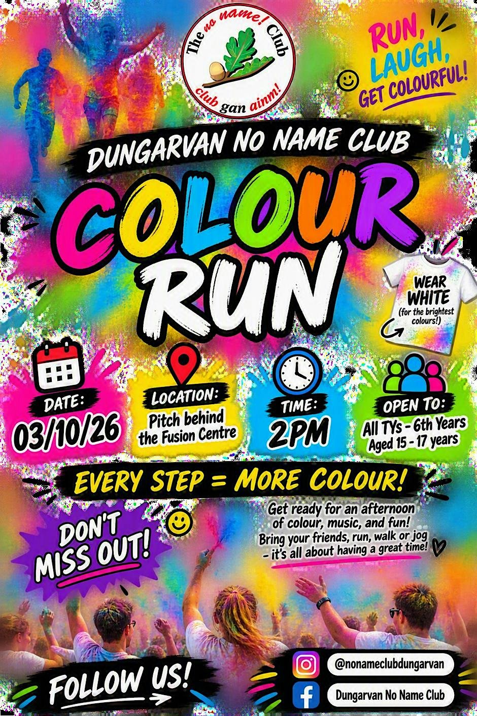 Dungarvan No Name Club Colour Run