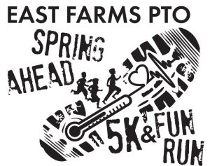 East Farms Spring Ahead 5k & 1M Fun Run Logo