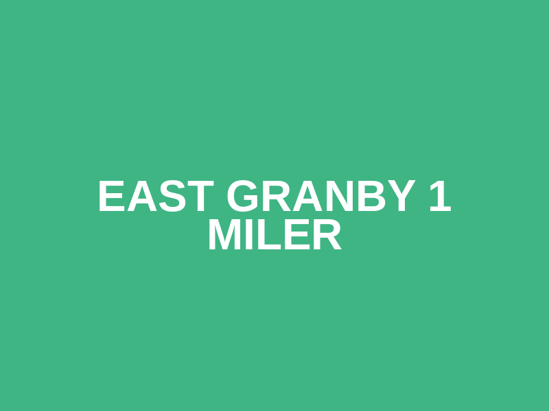 East Granby 1 miler Logo