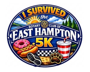 East Hampton Rotary .5K Logo