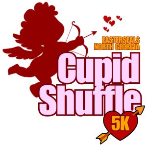 Easterseals North Georgia's Cupid Shuffle 5K | AJC Peachtree Road Race Qualifier Logo