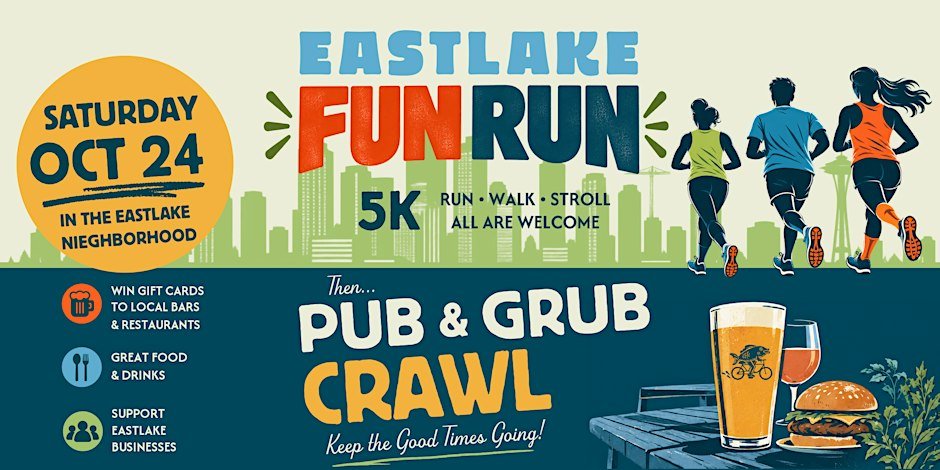 Eastlake Fun Run 5K + Pub & Grub Crawl