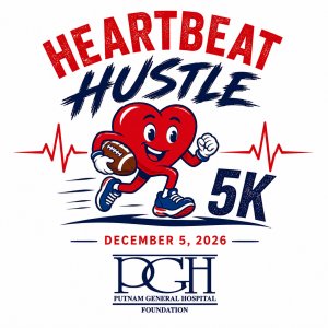 Eatonton Heartbeat Hustle 5K and Fun Run Logo