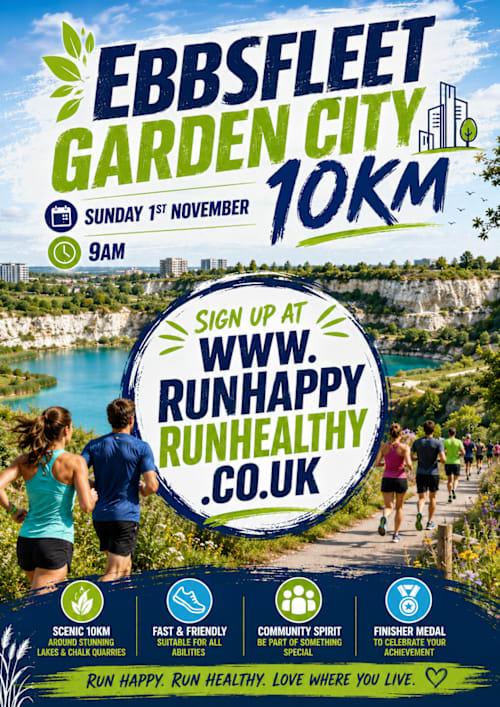 Ebbsfleet Garden City 10km Logo