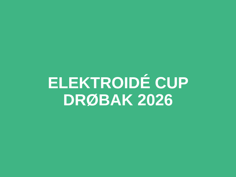 ELEKTROIDÉ CUP DRØBAK 2026 Logo