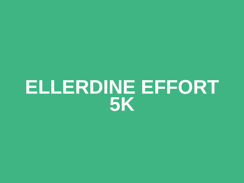 Ellerdine Effort 5k Logo