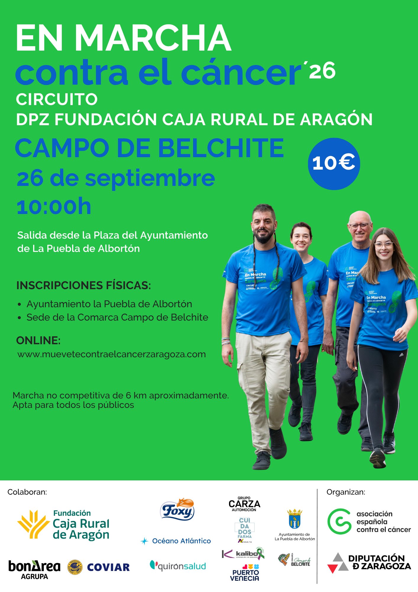 EN MARCHA CONTRA EL CÁNCER CAMPO DE BELCHITE 2026