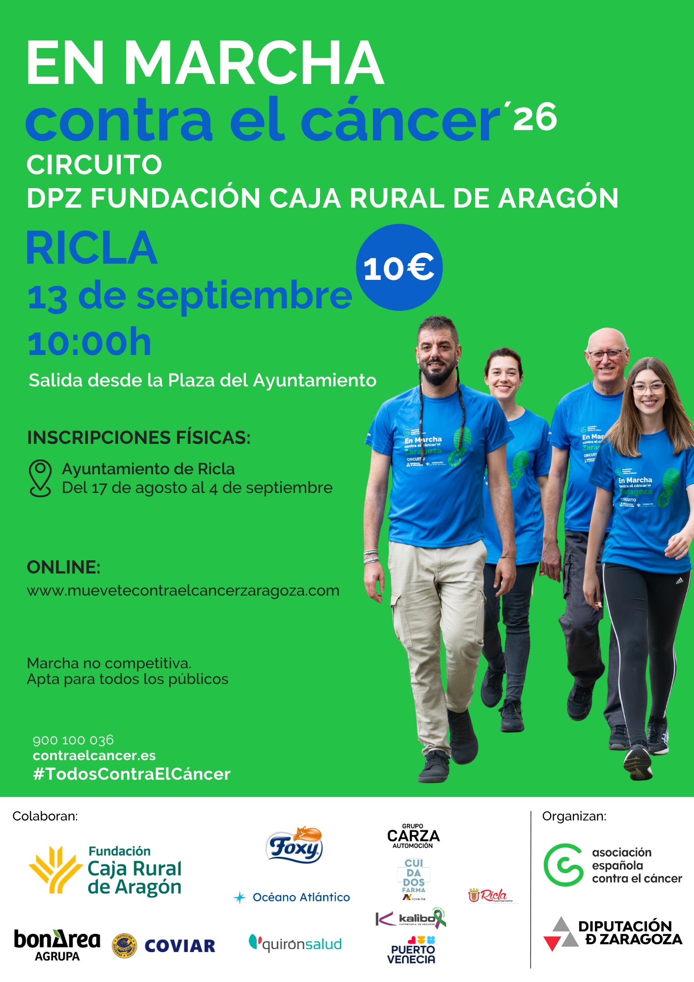 EN MARCHA CONTRA EL CÁNCER RICLA 2026