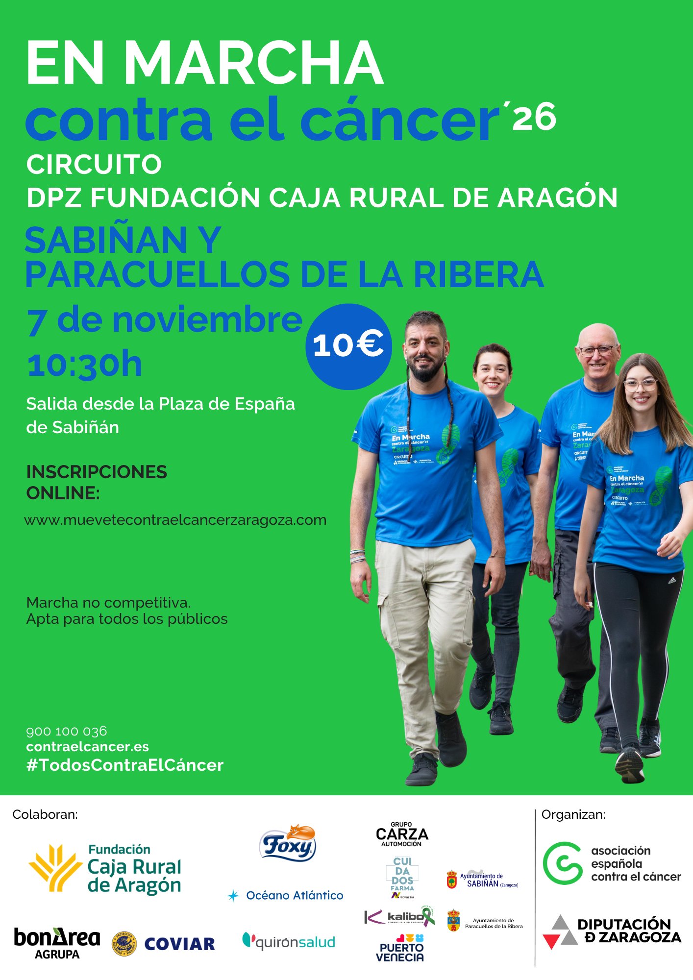 EN MARCHA CONTRA EL CÁNCER SABIÑAN Y PARACUELLOS 2026