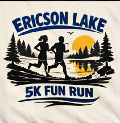 Ericson Lake 5K Fun Run Logo