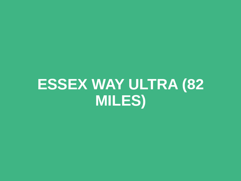 Essex Way Ultra (82 miles) Logo