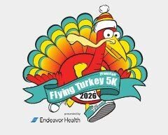 Evanston Flying Turkey 5k 2026 Logo