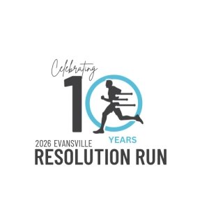 Evansville Resolution Run/Walk 5K, 10K, 15K Logo
