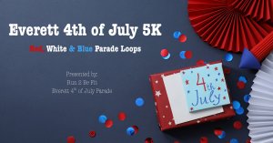 Everett 4th of July 5k Logo