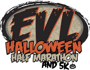 EVL Halloween Half Marathon, 5k, Half Marathon Relay Logo