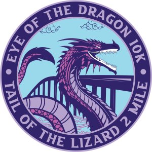 Eye of the Dragon 10K & Tail of the Lizard 2 Mile Logo
