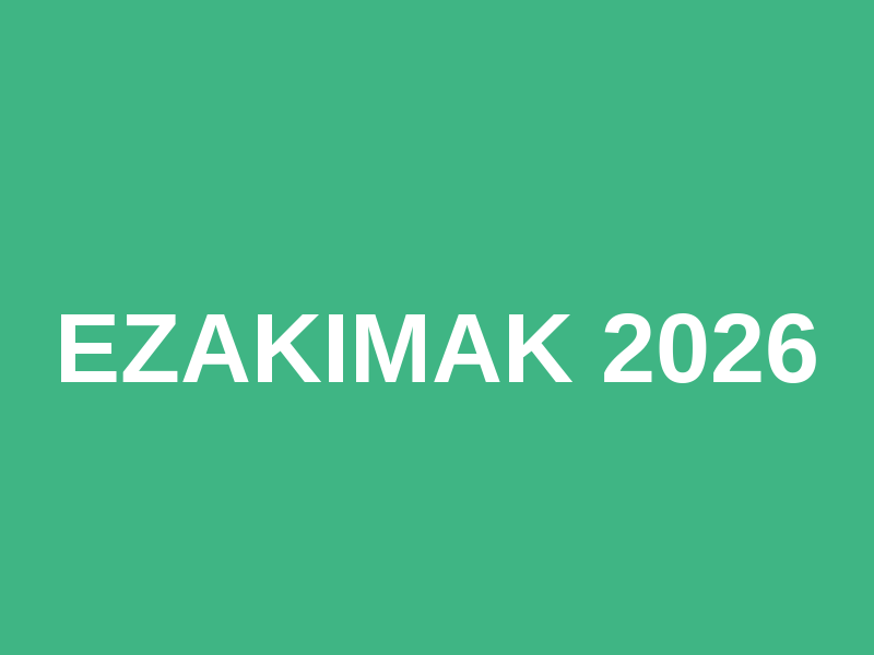 EZAKIMAK 2026 Logo