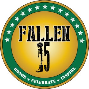 Fallen 15 Memorial Day 4-Miler and Virtual 4-Miler Logo
