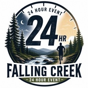 Falling Creek 24-hour Running Event Logo