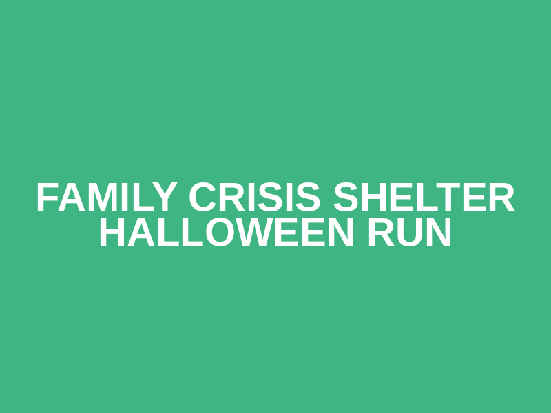 Family Crisis Shelter Halloween Run Logo