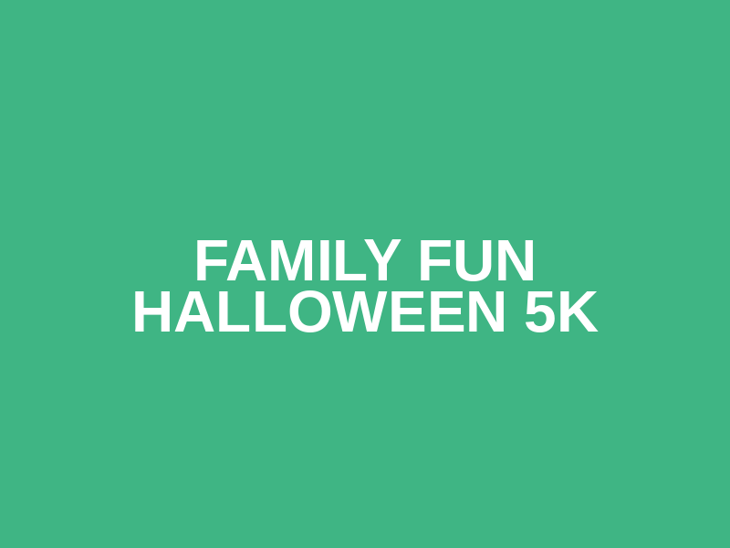Family Fun Halloween 5k Logo