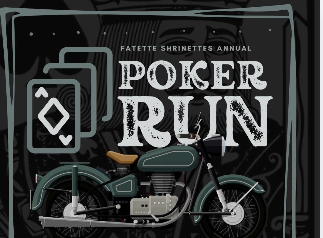 Fayette Shrinettes Poker Run Logo