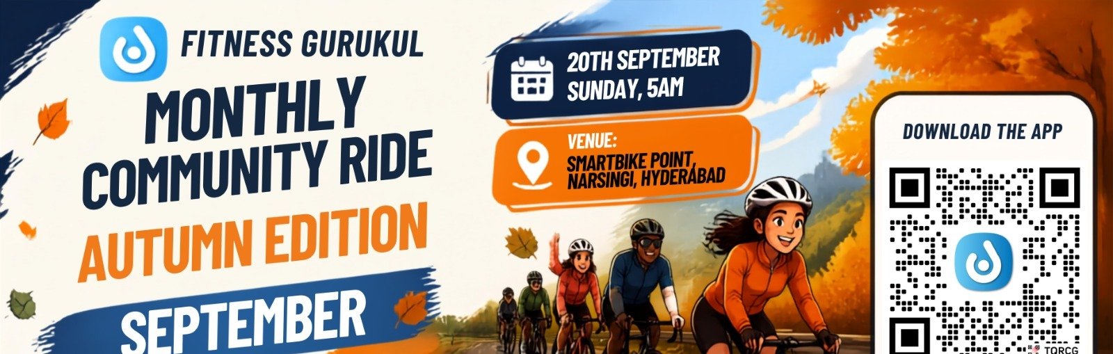 FG Monthly Community Ride (Autumn)Edition - September Logo