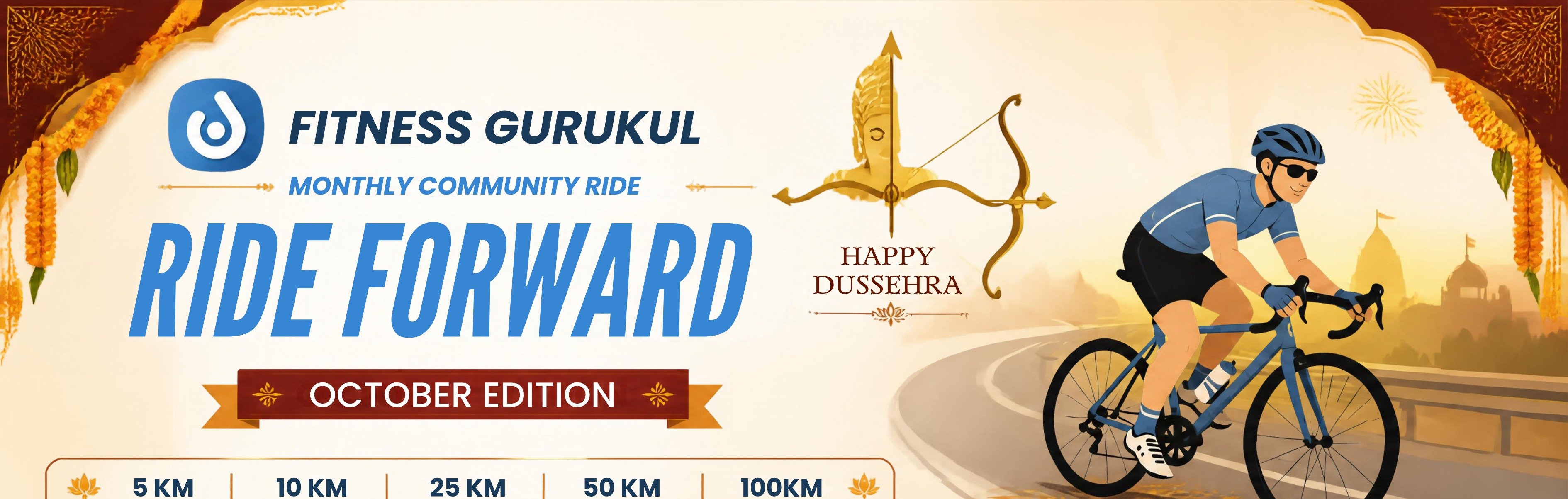 FG Monthly Community Ride (Dussehra)Edition - September Logo