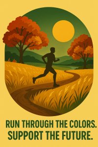 Fields of Gold 50K, Marathon, Half-Marathon,10K and 5K Race Logo