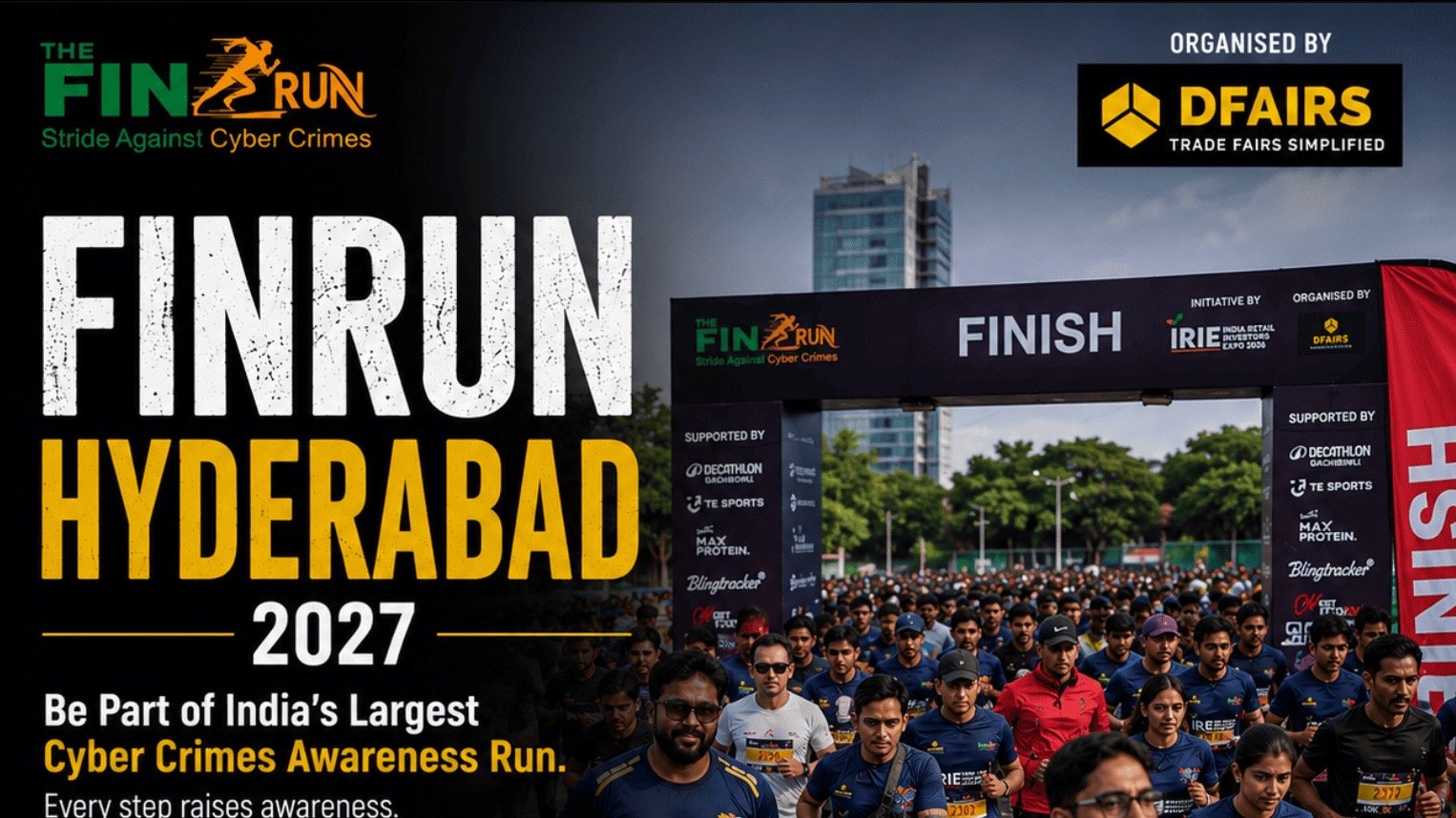 Finrun 2027 Run against cyber crime Logo