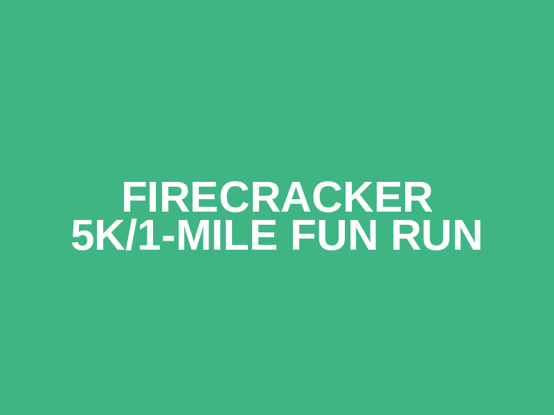 Firecracker 5k/1-Mile Fun Run Logo