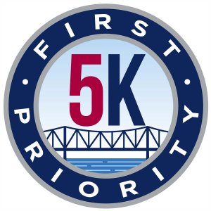 First Priority Decatur 5k and 1 Mile Fun Run Logo