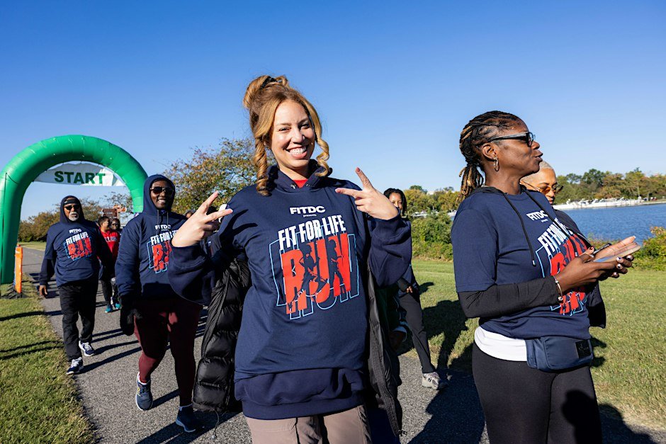 Fit for Life 5k Fun Run | Howard Homecoming 2027 Logo
