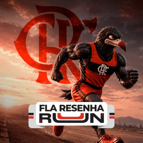 FLA RESENHA RUN Logo