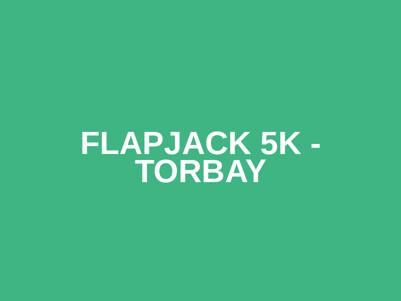 Flapjack 5K - Torbay Logo