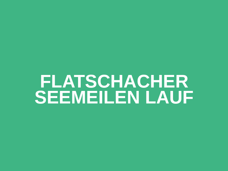 Flatschacher Seemeilen Lauf Logo