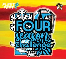 Fleet Feet Four Season Challenge Logo