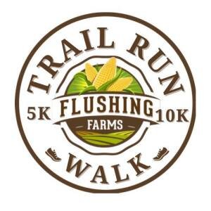 Flushing Farms 5K & 10K Trail Run and Walk Logo