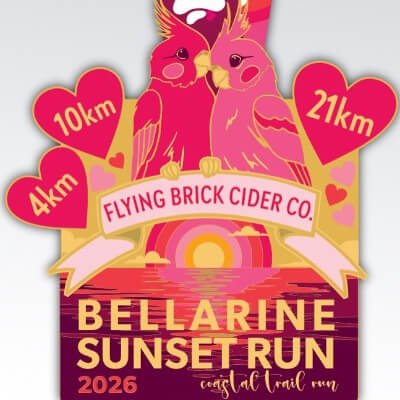 Flying Brick Bellarine Sunset Run Logo