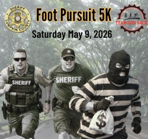 Foot Pursuit 5K and Fun Run Logo