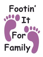 Footin' It For Family 5k Logo