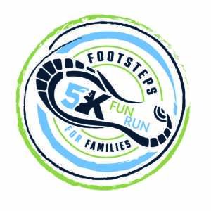 Footsteps for Families 5k Fun Run & Concert Logo